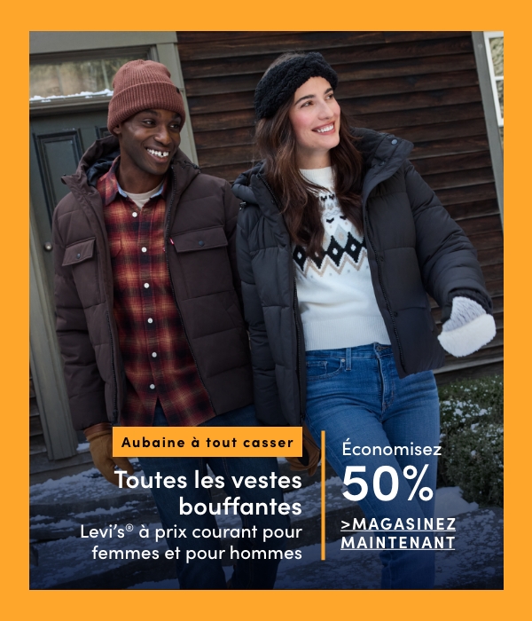 Aubaine à Tout Casser Vestes bouffantes Levi's économisez 50%